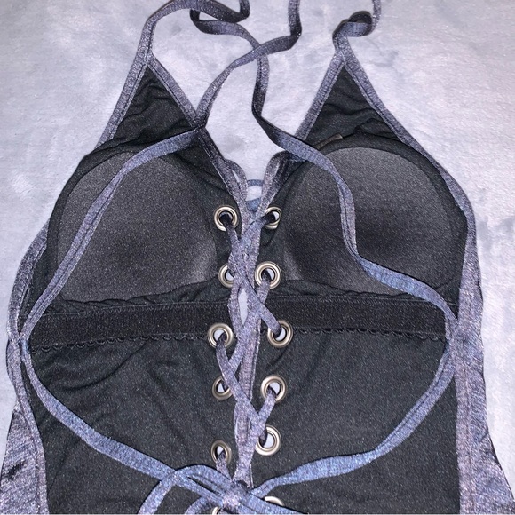 Billabong Lace-up front Low Cut One Piece Swimsuit - Picture 10 of 13